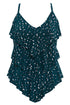 MagicSuit Shadow Dot Separate Missy Tankini Top