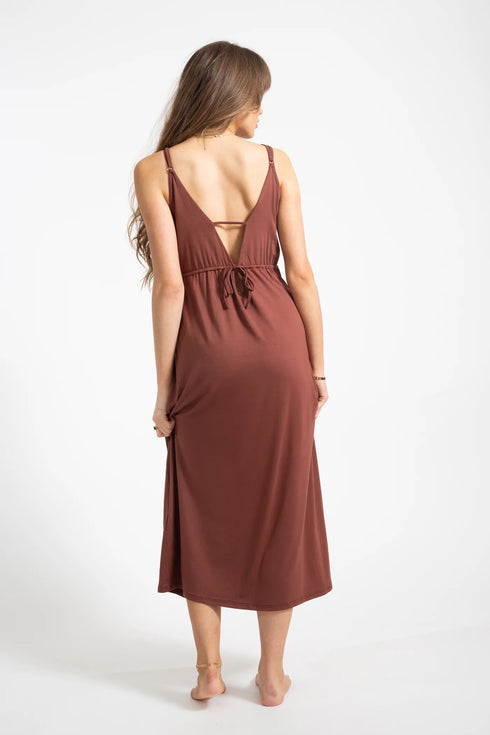 Koy Resort Laguna Midi Spaget Strap Dress