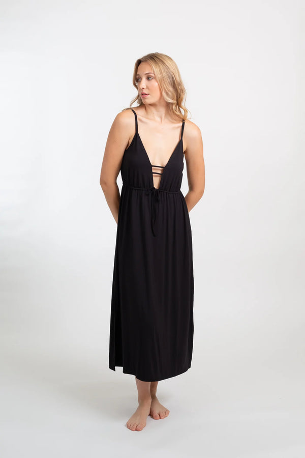 Koy Resort Laguna Midi Spaget Strap Dress