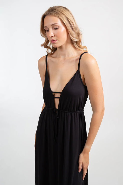 Koy Resort Laguna Midi Spaget Strap Dress