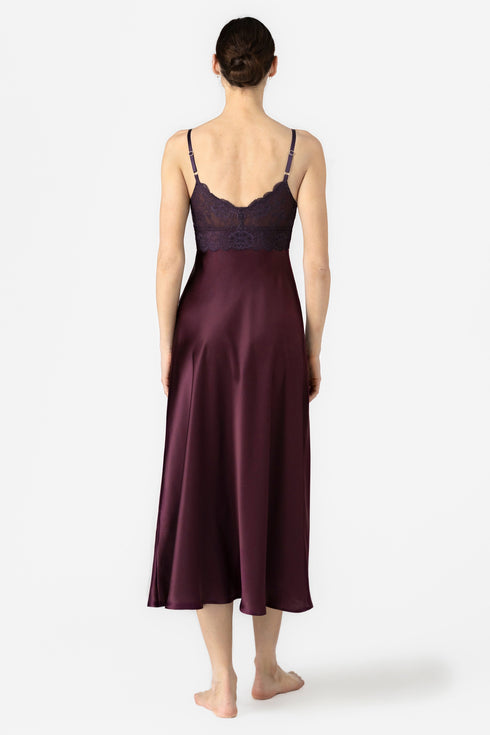 NK Imode Ardene Lush Bs Cross-over Long Silk Gown