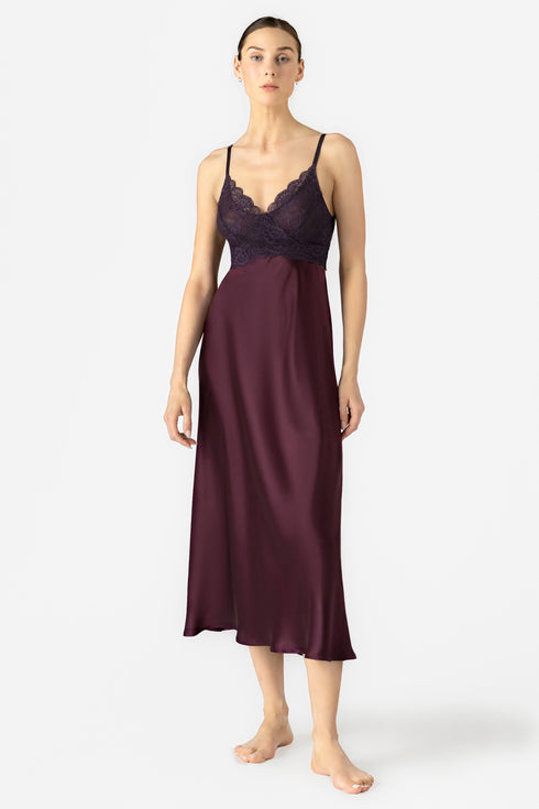 NK Imode Ardene Lush Bs Cross-over Long Silk Gown