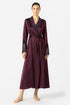 NK Imode Ardene Lush Shawl-collar Long Silk Robe