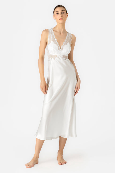 NK Imode Pamela Dreamy Bust Support Long Silk Gown