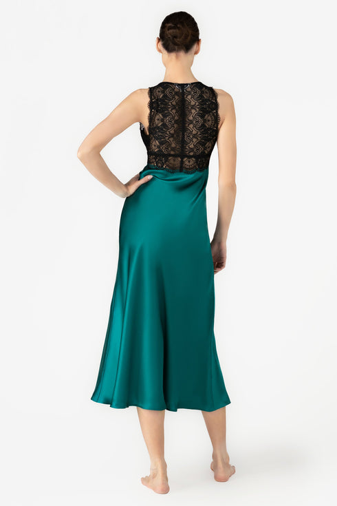 NK Imode Sabrina Magic Bust Support Statement Long Silk Gown