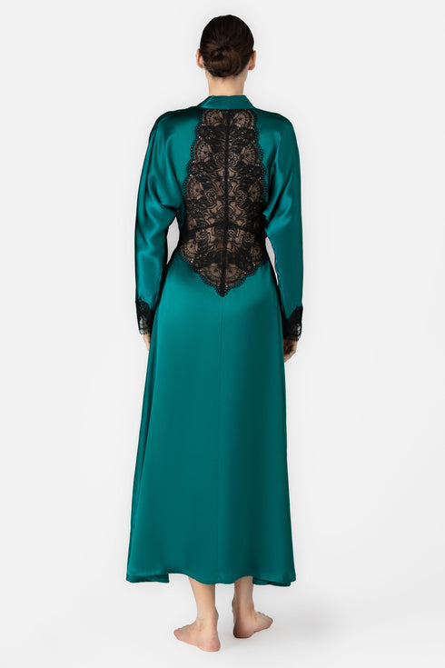 NK Imode Sabrina Magic Statement Long Silk Robe