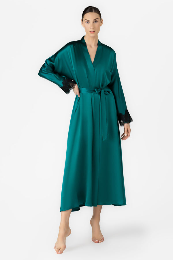 NK Imode Sabrina Magic Statement Long Silk Robe