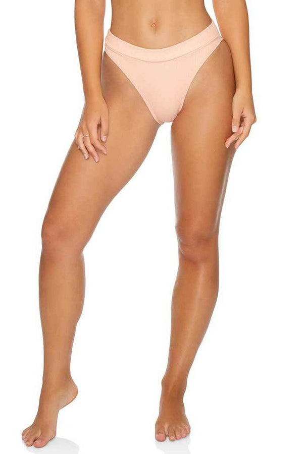 Luli Fama Jagged Bombshell High Leg High Waist Bikini Bottom