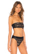 PQ Swim Midnight Gold Lace High Waist Full