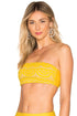 PQ Swim Marigold LACE BANDEAU