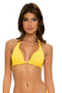 Luli Fama Playa Vibes TRIANGLE HALTER TOP