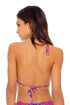Luli Fama Puerto Aventura REVERSIBLE DRAWSTRING HALTER BANDEAU TOP
