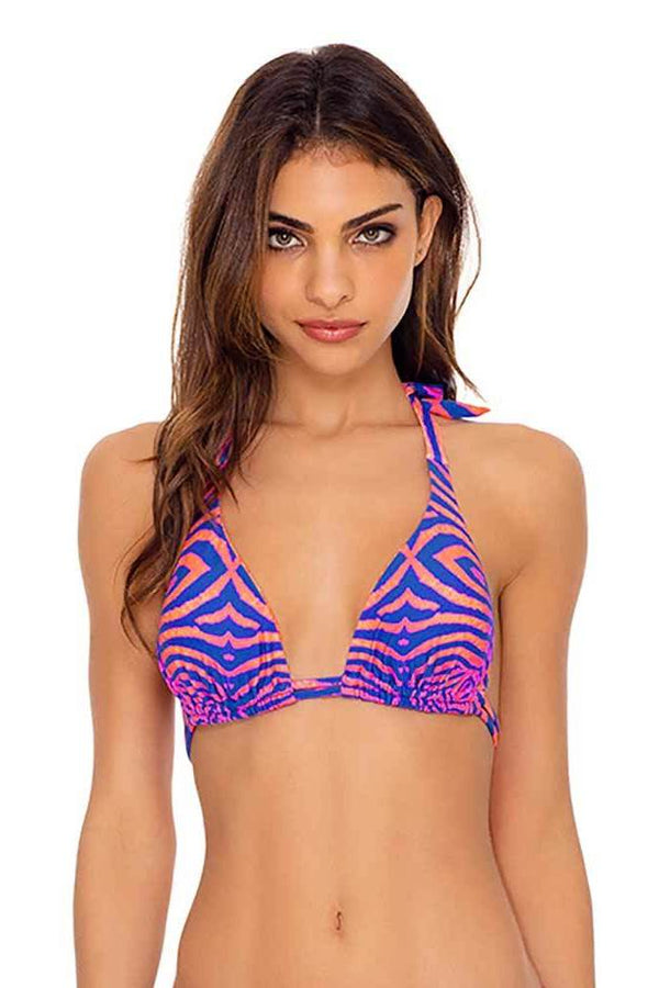 Luli Fama Puerto Aventura TRIANGLE HALTER TOP