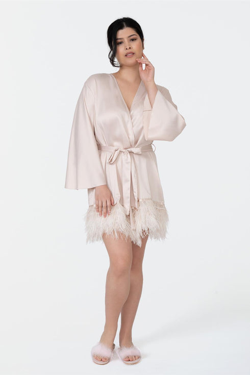 Rya Swan Feather Slipper