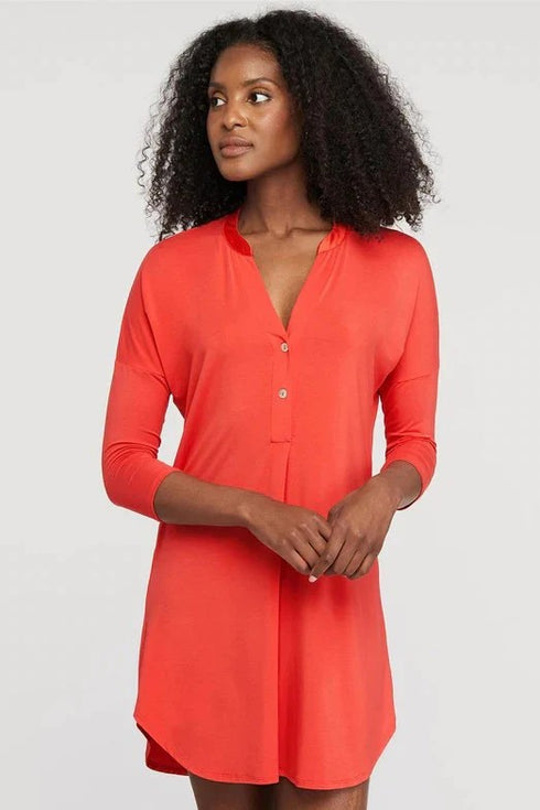 Fleur't Essentials Dolman 3/4 Sleeve Nightshirt