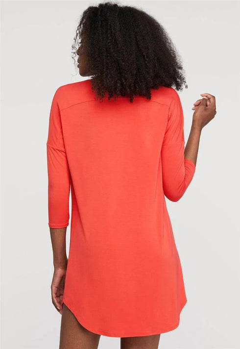 Fleur't Essentials Dolman 3/4 Sleeve Nightshirt
