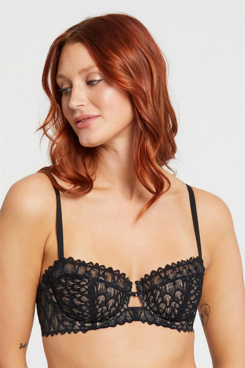 Montelle Lacy Keyhole Balconnet Bra