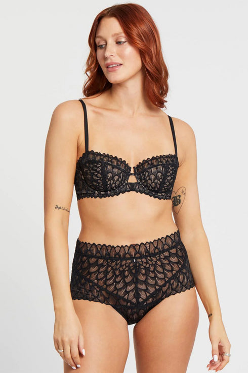 Montelle Lacy Keyhole Balconnet Bra