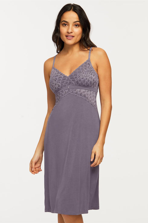 Montelle The Essentials Modal Bust Support Midi Chemise