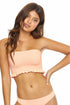 PQ Swim Papaya Smocked Ruffle Bandeau