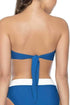 PQ Swim Island Blue Knot Bandeau Bikini Top
