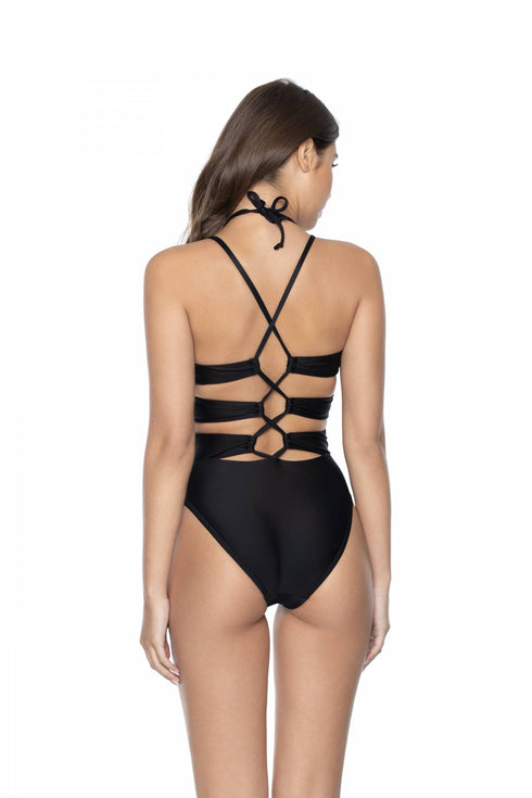 PQ Swim Midnight Gold ZOE ONE PIECE