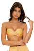 Luli Fama Rebel Glam Underwire Push Up Bandeau Top