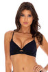 Luli Fama River Dance BLACK PEEK-A-BOO UNDERWIRE TOP