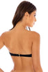 Luli Fama River Dance BLACK PUSH UP BANDEAU TOP