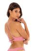 Luli Fama River Dance BLUSH BUSTIER TOP