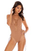 Luli Fama River Dance COCONUT INTERLACED ONE PIECE BODYSUIT