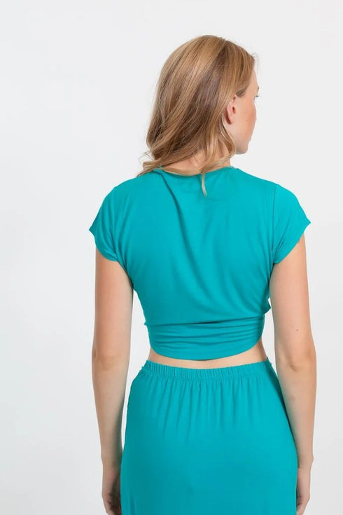 Koy Resort Laguna Tie Front Top