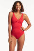 Sea Level Essentials Cross Front One Piece