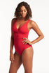 Sea Level Essentials Cross Front One Piece