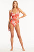 Sea Level Escape Cross Front One Piece