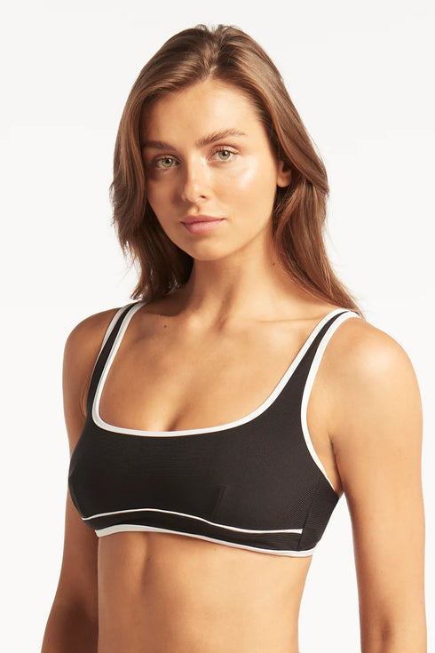 Sea Level Elite Panelled Square Neck Top