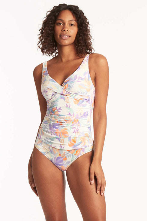 Sea Level Botanica Cross Front Singlet
