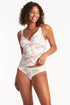 Sea Level Botanica Cross Front Singlet