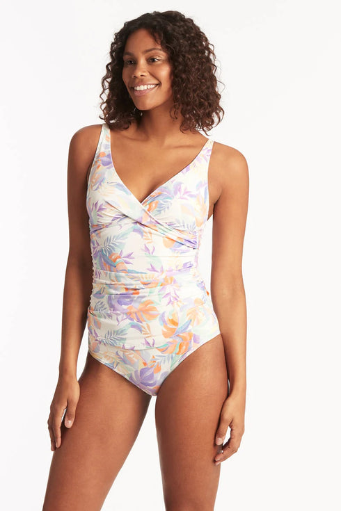 Sea Level Botanica Cross Front Singlet