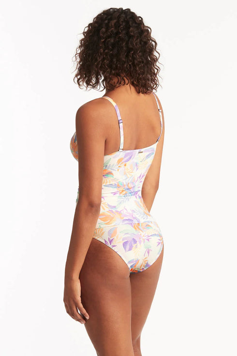 Sea Level Botanica Cross Front Singlet