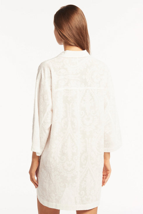 Sea Level Crystal Coast Tunic Cover Up