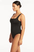 Sea Level Essentials Square Nk One Piece
