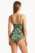 Sea Level Retreat Plunge One Piece