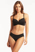 Sea Level Eco Essentials Cross Front Moulded Cup Bra