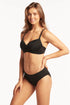Sea Level Eco Essentials Cross Front Moulded Cup Bra