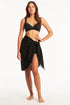 Sea Level Overswim Frayed Sarong