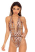 Luli Fama Safari Dreams RUCHED ONE PIECE BODYSUIT