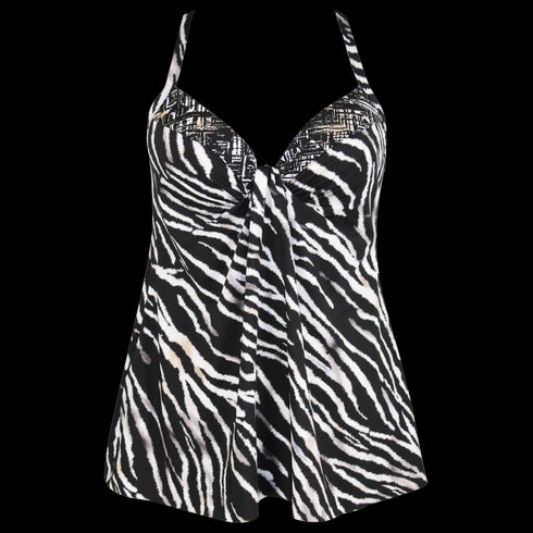 MiracleSuit Tigre Sombre Marina Tankini Top