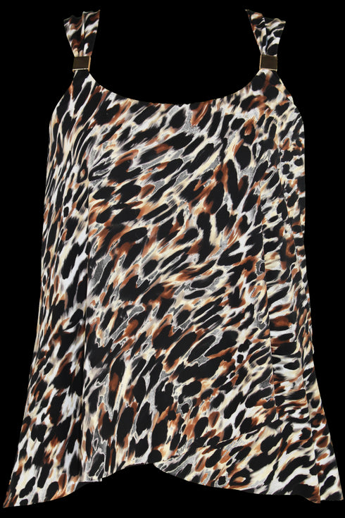 MiracleSuit Fur Realz Plus Size Dazzle Tankini Top