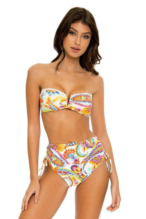 Luli Fama Moon Nights LACE HIGH WAIST BOTTOM